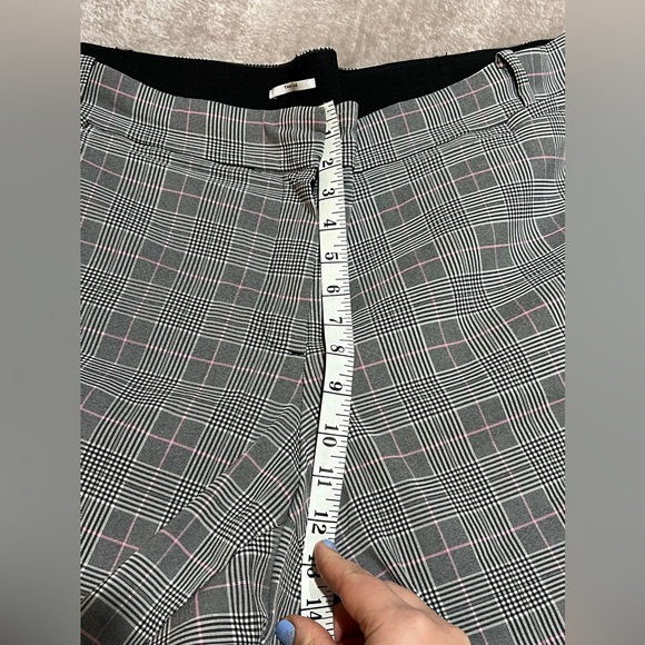 Lane Bryant The Allie Straight Leg Plaid Pant 28R Multi Color - Picture 5 of 10